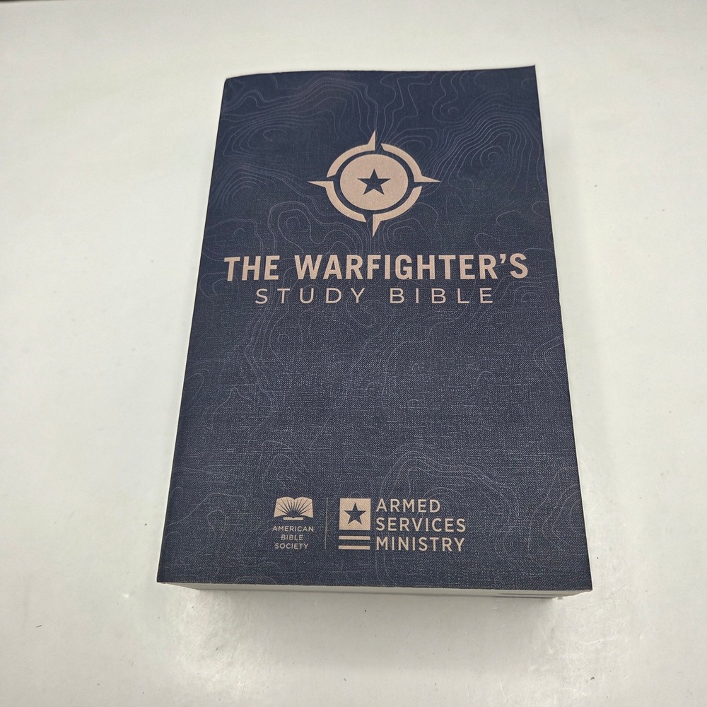 Warfighter's Study Bible ESV American Bible Society Military Edition Navy Blue
